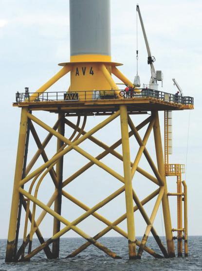 were 3,313 foundations installed offshore in Europe 97% Monopile: www.