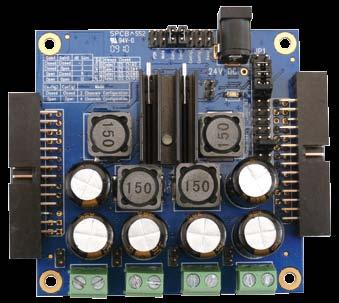 The board uses audiophile quality electrolytic capacitors from Nichicon for a minimal influence on the analogue signals.