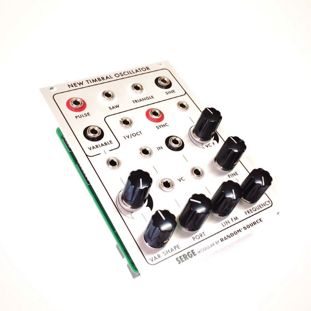 SERGE New Timbral Oscillator (NTO) for Eurorack The Serge NTO is an iconic Serge design and one of the rarest, most sought-after oscillators.