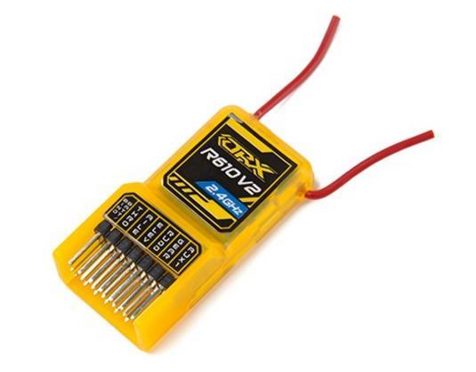 ORANGE R610V2 RECEIVER USER MANUAL FEATURES: Compatible with DSM2 aircraft radio and module systems 6 channel cppm output allowing for single line connection with compatible devices True diversity