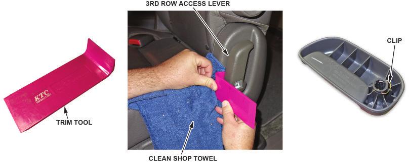 REPAIR PROCEDURE - RECLINER BRACKET KIT NOTES Put on gloves to protect your hands. Take care not to tear or damage the seat covers.