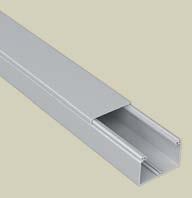 trunking 73 LIGHT GREY IN U23X Sizes () 1. Part no. Sizes Max. no. Pack of B C D compart.