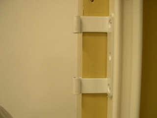 Position left Hang Strip Tip: For flush panel installation, line the