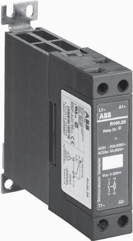9 Zero voltage switching, width: 45 mm, with integrated overtemperature protection and signalling output 2CDC 301 005 F0004 2CDC 301 008 F 0003 R100.45-SG 4-32 V DC 45 A 1SAR 111 045 R960 1 0.36/0.