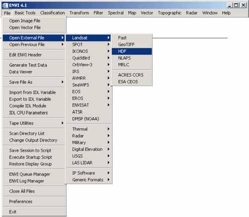 ENVI Product Overview Windows (2000 &