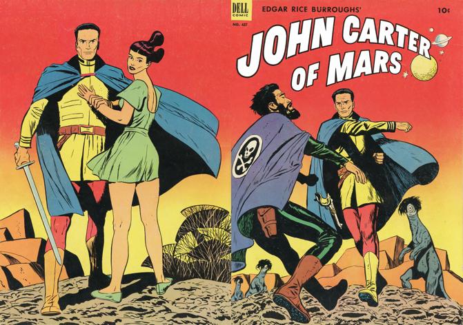 Edgar Rice Burroughs Art Chronology -- Comics: The Universal Language -- Part 2! John Carter returned in Dell Four Color #437 and The Black Pirates of Omean.