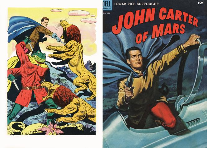 ! The trilogy wrapped in August- October 1953 with Dell Four Color #488 and John Carter s battle with The Tyrant of the North.