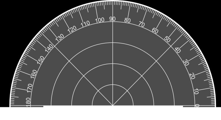 Mike used a protractor to measure ABC as shown below and said the