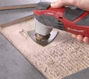 ng into the material and working on flush surfaces E.g. for detaching damaged joints for tiles or