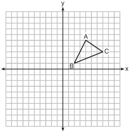 14 In the diagram below, has vertices,, and. What is the slope of the altitude drawn from A to?