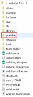 Making the IDE portable is surprisingly easy as all you have to do is add a folder named portable to the IDE installation folder, next to the Arduino executable.