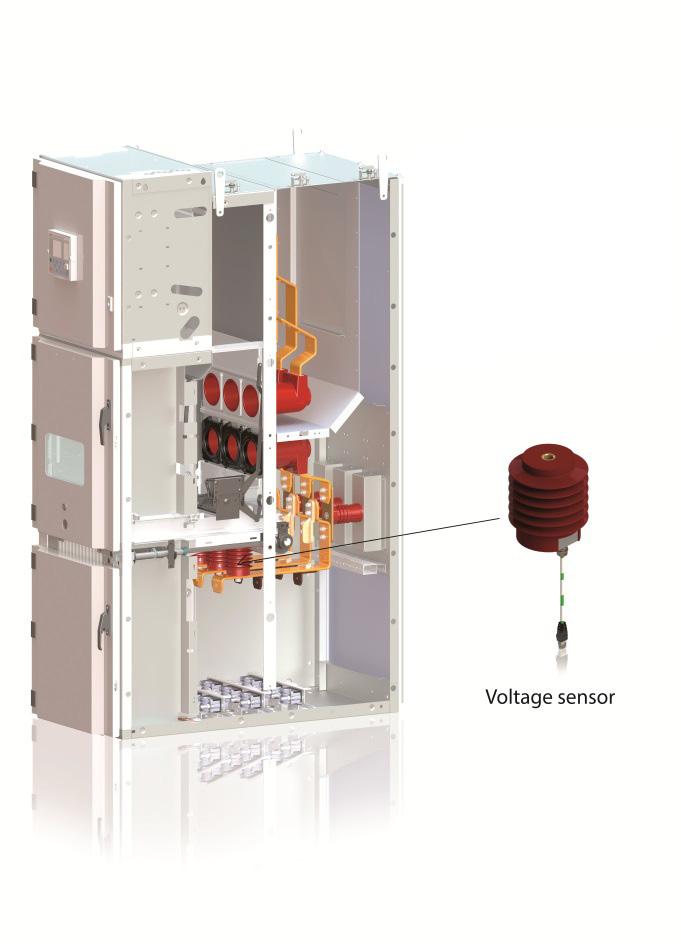 switchgear. The voltage sensor KEVA B has been designed to be used as a post insulator but can be used as a stand-alone unit as well.