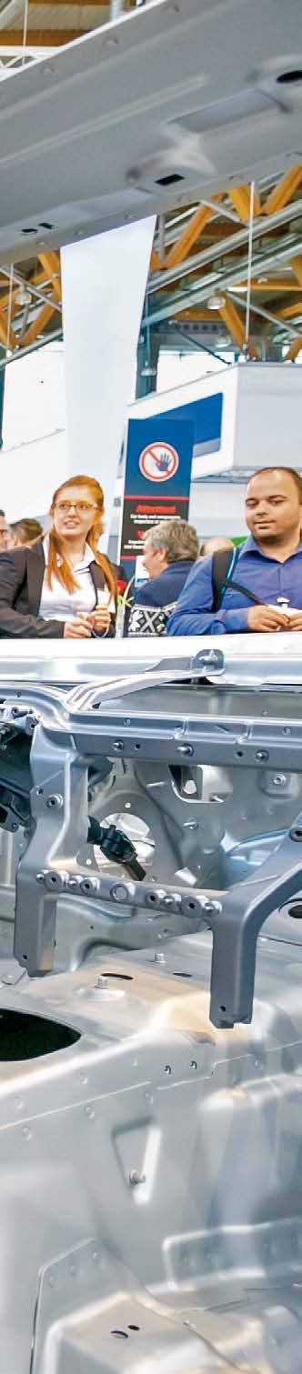 ONE TRADE FAIR, A CLEAR APPROACH The AUTOMOTIVE ENGINEERING EXPO focuses on the car body process chain.