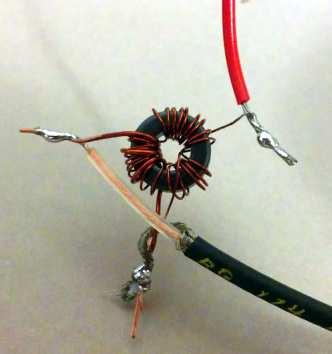 Figure 13: End Fed Dipole Schematic thick wire thin wire Your antenna should look like