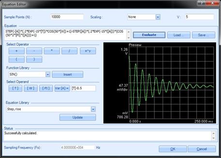 06 Keysight How to Easily Create an Arbitrary Waveform Without Programming - Application Note If you prefer, you can also create waveforms using the equation editor (Figure 7).