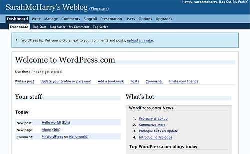 5. WordPress Themes Your website dashboard is where you start and yours probably looks