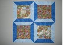 Precut 2 ½ strips can be used in this quilt, or cut your own. Kim will demonstrate making bias binding at the second class. Cost: $35.00 Sept. 18, & Sept.