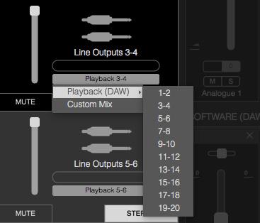 , Line Outputs 3-4) and icon in addition to the name of the output, icons are used to aid identification: you ll notice speaker and headphone symbols as well as jack plug, phono plug and Toslink