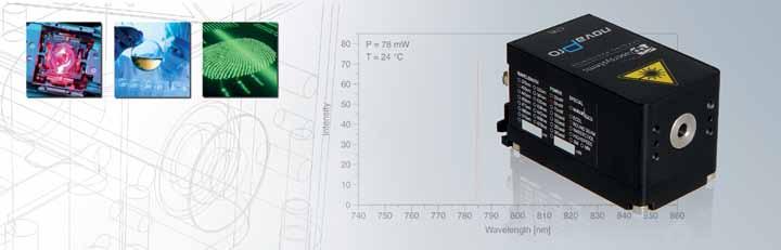 nova WAVELOCK HIGHLY STABILIZED CompACT laser SYSTEM for industrial integration and scientific applications KEY FEATURES: Exceptional wavelength stability < 0.015 nm Coherence length up to 2.
