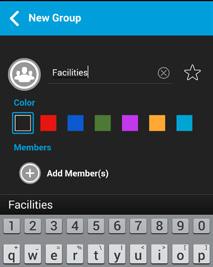 . Talkgroups 44 3. Tap on Add Members. The Select Contacts displays.