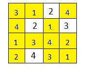 Academic Festival, Event 20 [2017] one possible completion based on the rules of Sudoku as seen below: Figure 15: 7 Conclusion Although we were not able to accomplish the greatest goal of proving