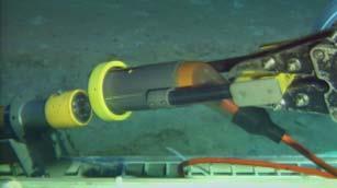with either a wet mateable connector, coupler or penetrator ROV