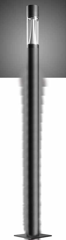 This is how your light column could look like Pre-announcement: The complete light column will also soon be available with 200 mm as standard.