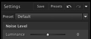 Advanced Use PRESETS Saving settings to create new filter presets You can create your own custom presets by