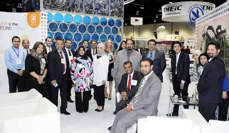 9 The Kuwaiti Digest A group photo of the KOC delegation and guests at the Company s booth.