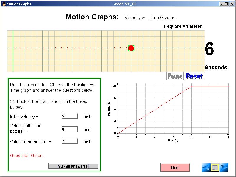Teacher s Guide: Motion Graphs Page