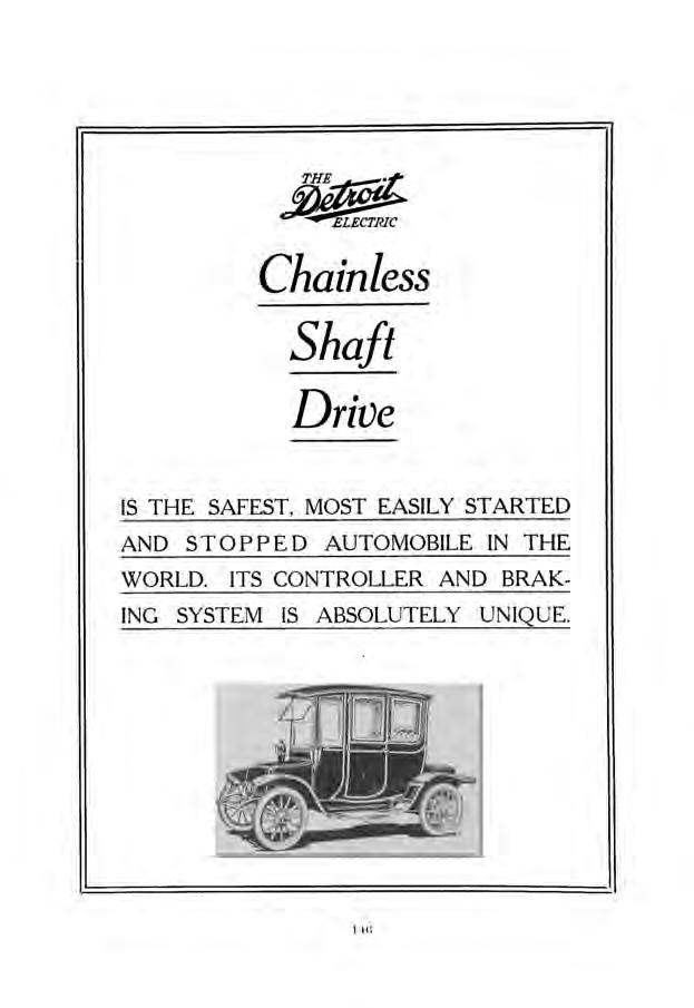 Chainless Shaft Drive IS THE SAFEST, MOST EASILY STARTED AND STOPPED