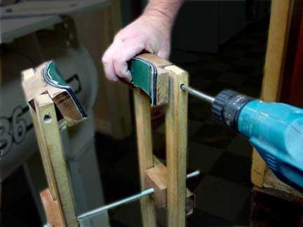 Photo #4 Make sure to leave a 1/8" gap between the stave and the