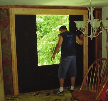 Considerations when Removing a Window and making the Opening Larger 1. There must be room for the new window or door.