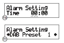 ALARM SETUP: Alarm Function This radio can be used as a standard Radio Alarm Clock in AV operation.