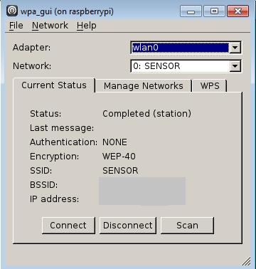 b) Click on Scan and select appropriate network and type its credentials.