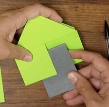 7. Score and fold the 4¼x11 Green card base