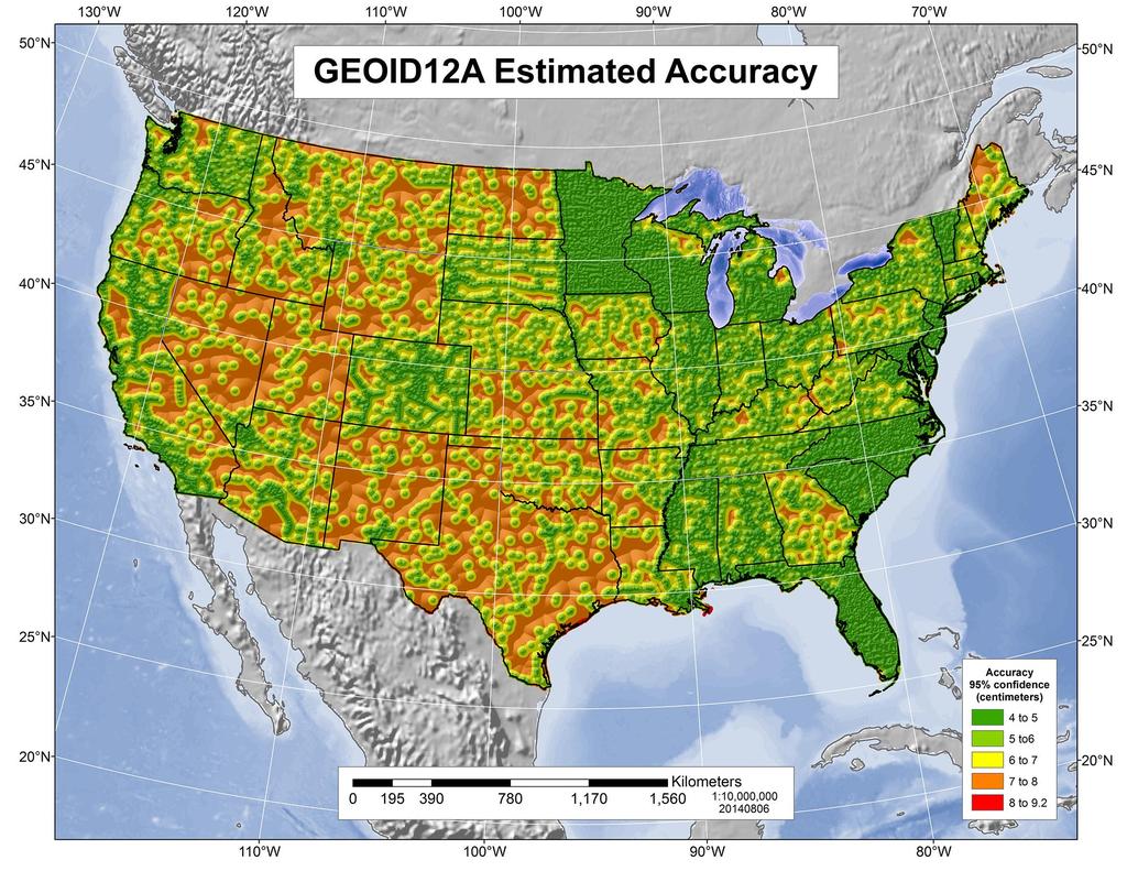 GEOID 12A/B ACCURACY http://www.ngs.noaa.