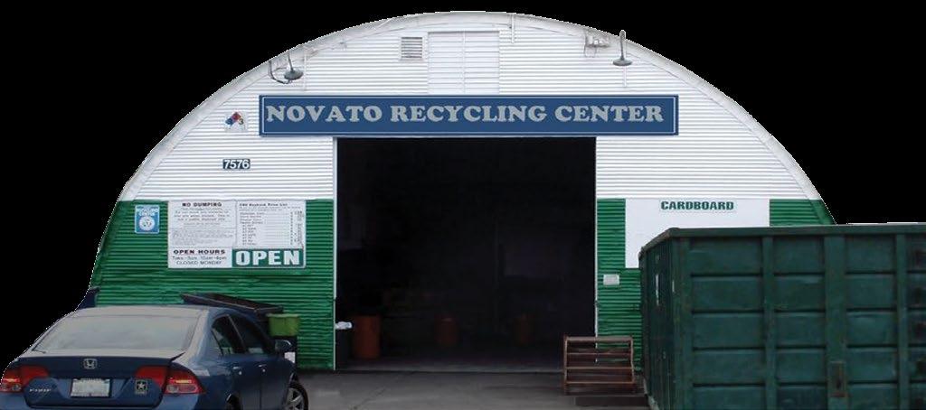 Novato s authorized CRV redemption center Visit Novato s OFFICIAL Recycling Center 7576 Redwood Boulevard Tuesday - Sunday 10a - 4p Mandated and endorsed by the Novato