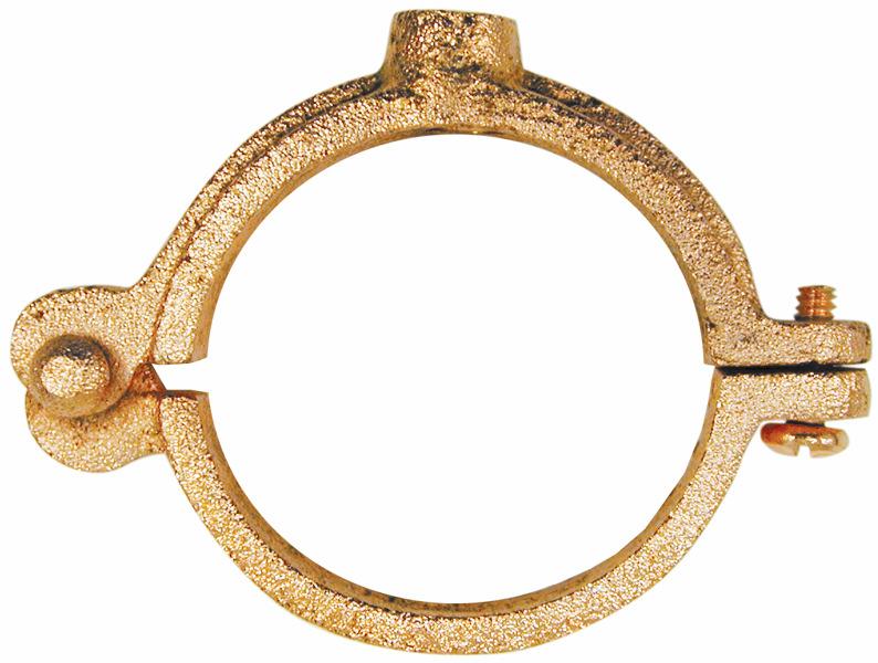 ZINC PLATED HINGED SPLIT RING HANGER A 131 ROD CTN. PIPE SIZE SIZE QTY. 8825101 1/2" 3/8" 100 1.42 8825102 3/4" 3/8" 50 1.60 8825103 1" 3/8" 50 1.85 8825104 1 1/4" 3/8" 50 2.
