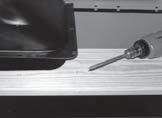 The first cross sill connects to the second bed strip hole that is 3-1/2 inches back from the front of the bed.
