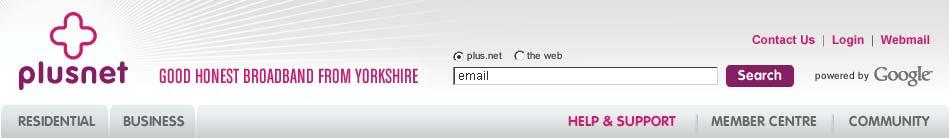 Setting up your email If you've chosen a Plusnet email address, there are guides to show you how to set up email programs such as Windows Mail, Mac Mail, Outlook and Entourage on our website.
