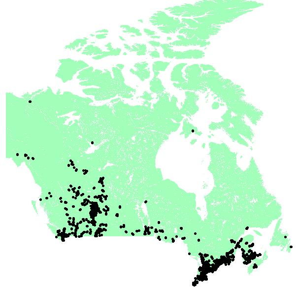 Annex A: Distribution of Fixed Point-to-Point Microwave Systems in Backhaul Bands Across Canada 45 Figure A1: 23 GHz Systems Figure A2: 18 GHz