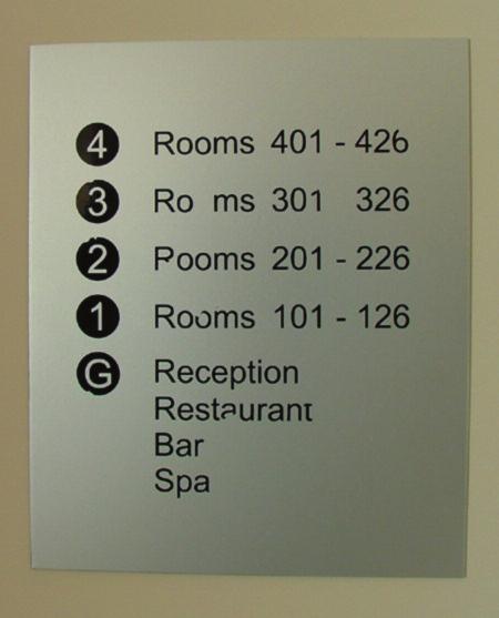 identified is for durable internal signs in public areas such as schools, hospitals and courts, locations where printed