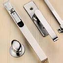 An example is the finish of door closers, where the covers and arm assemblies might be required to match stainless steel lever furniture and pull handles.