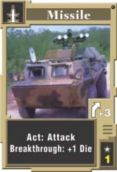 COUNTER FIRE Defense: Play after your opponent performs an Artillery Attack Action.