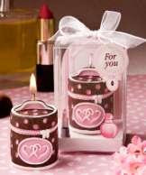 Bursting with femininity and fun, each candle measures 1 ¾ tall x 1 ¼": round and is made to resemble a
