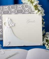 Guest Book And this elegant bride and groom guest book makes it easy to record their names while also providing a lasting keepsake that holds memories for years to come.