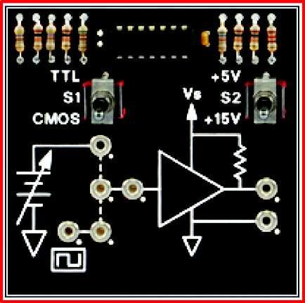 The POWER SUPPLY REGULATOR, CLOCK, and INPUT SIGNALS circuit blocks are support circuits to the ten circuit blocks that contain digital logic circuits.