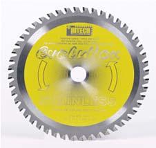 0627 3 Evolution circular saws DO NOT come with a saw blade. For our full range of blades please see below. 03 13 - VY 08/17 Reproduction, even in part, prohibited.