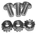Has the holding strength of a standard 10-32 nut. 1421F25 pkg. of 25 Stainless steel 10-32 x 1.